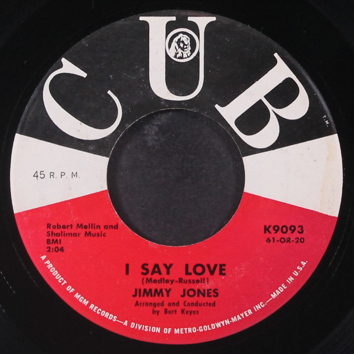 dear one / i say love by JIMMY JONES