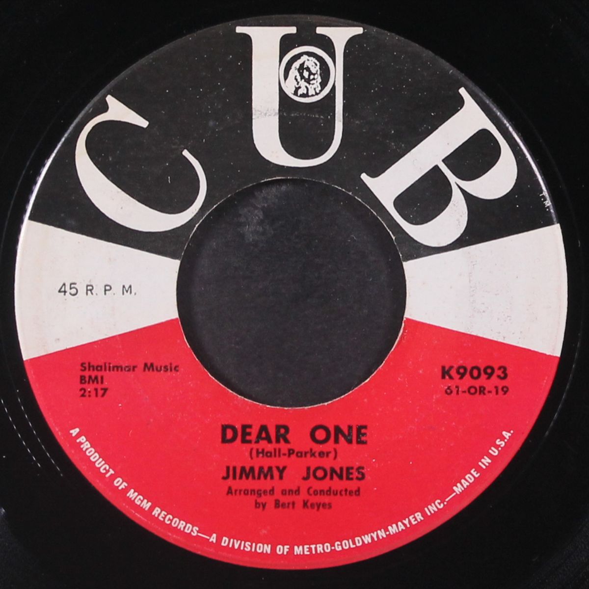 dear one / i say love by JIMMY JONES