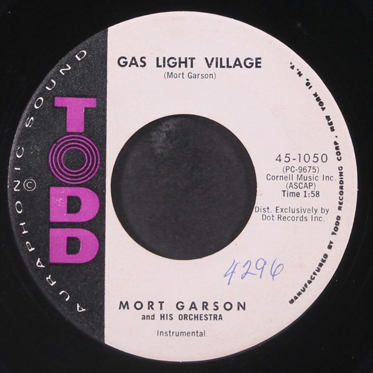 drum tango / gas light village by MORT GARSON