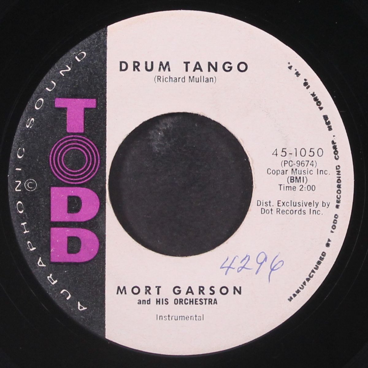 drum tango / gas light village by MORT GARSON