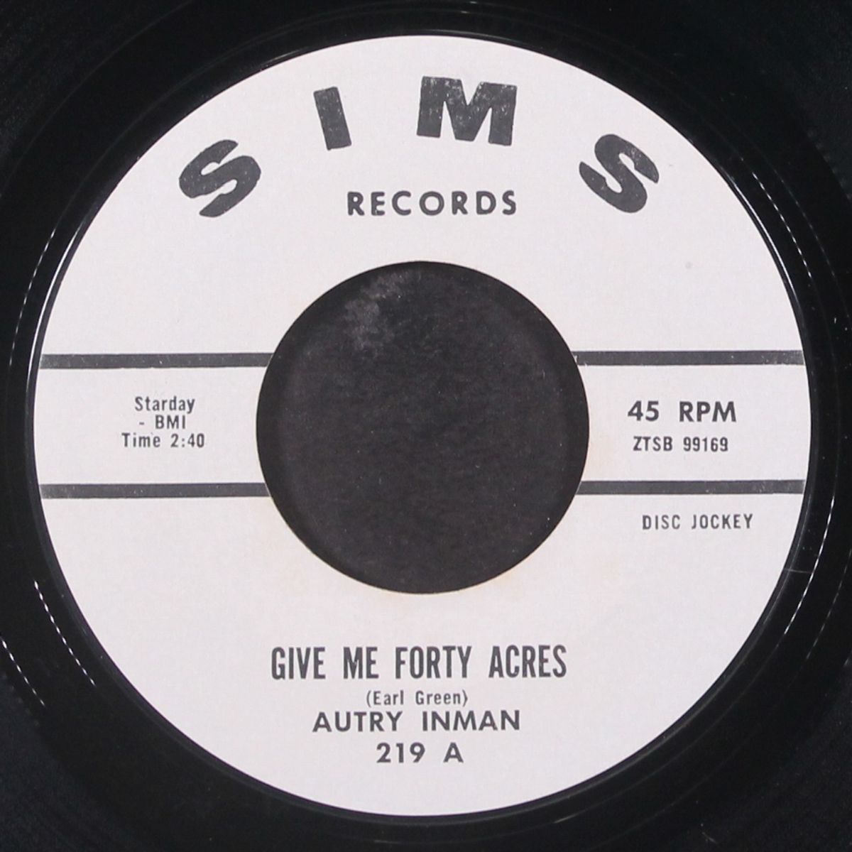 give me forty acres / six rounds of love and hate by AUTRY INMAN