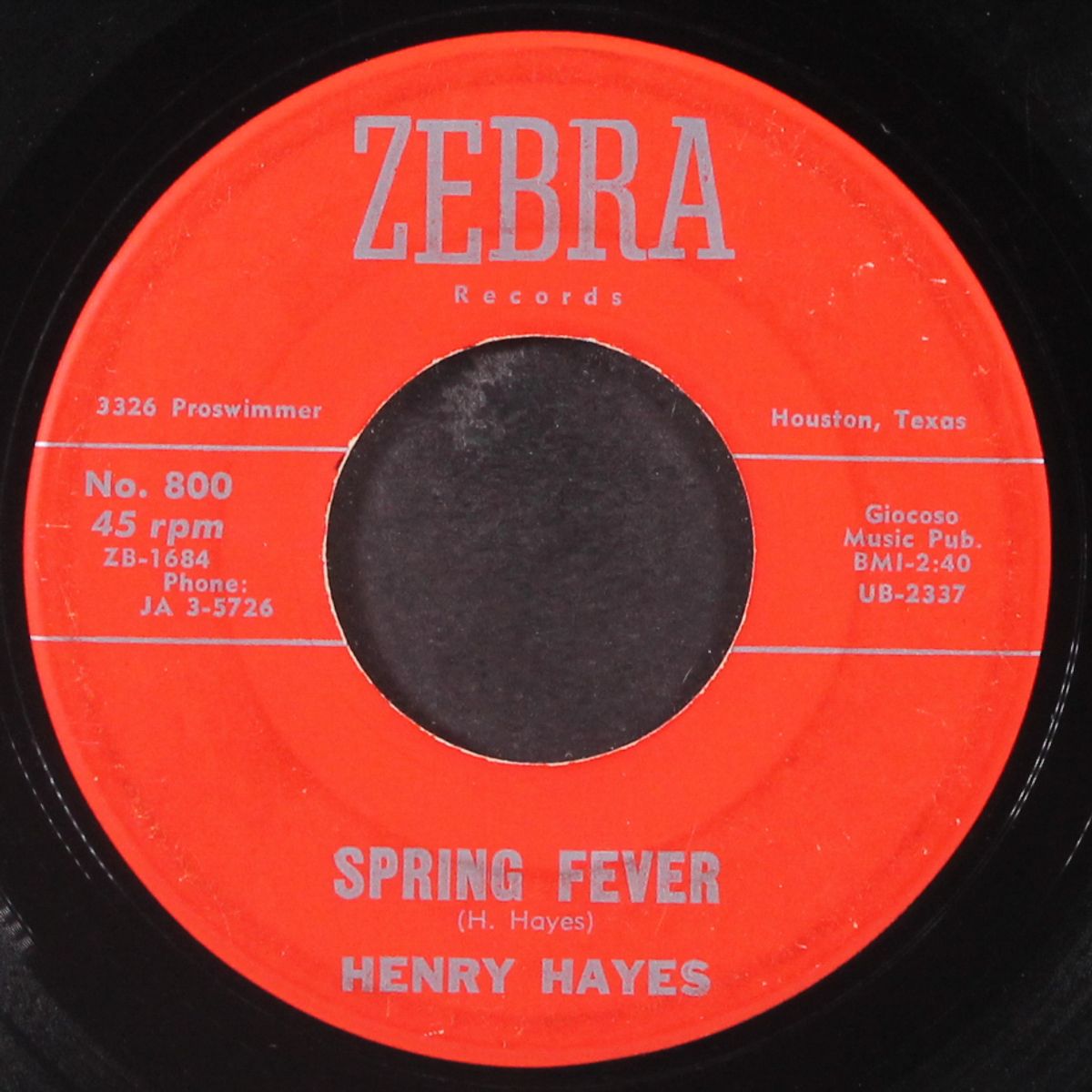 the twirl / spring fever by HENRY HAYES