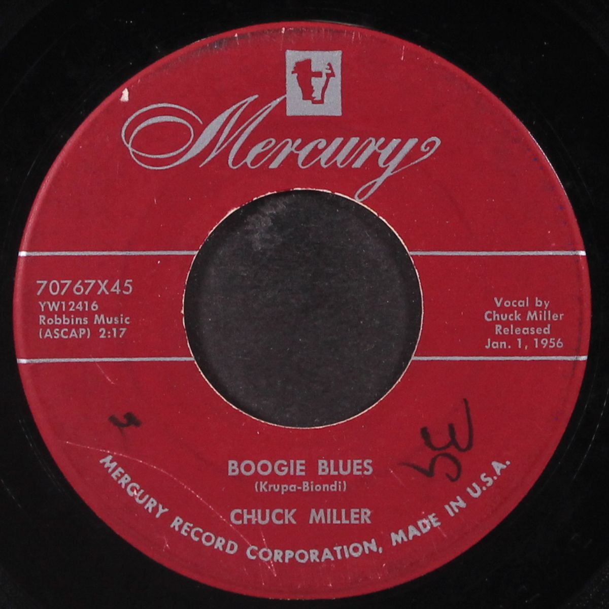 boogie blues / lookout mountain by CHUCK MILLER