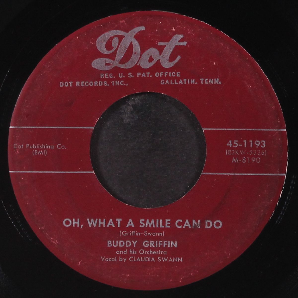 oh, what a smile can do / fare well handsome daddy by BUDDY GRIFFIN