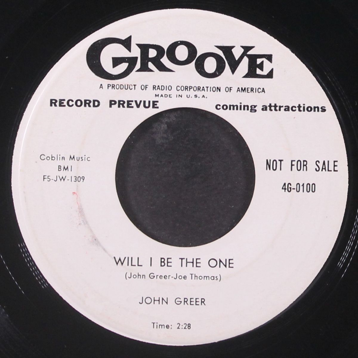 lucky, lucky, me / will i be the one by JOHN GREER