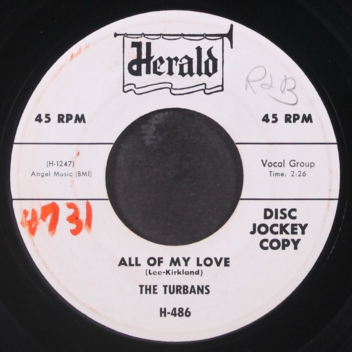 all of my love / it was a nite like this by TURBANS