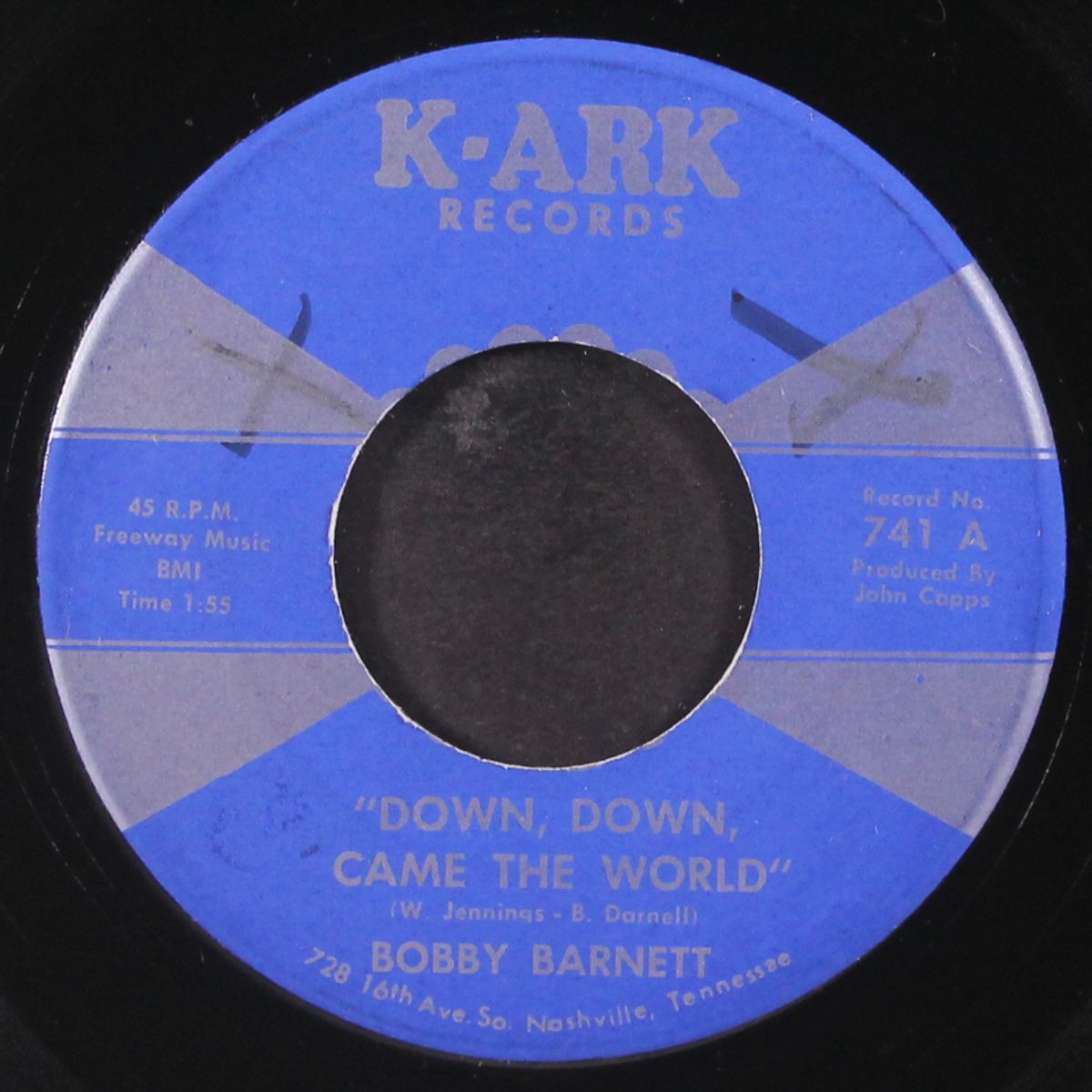 down, down, came the world by BOBBY BARNETT