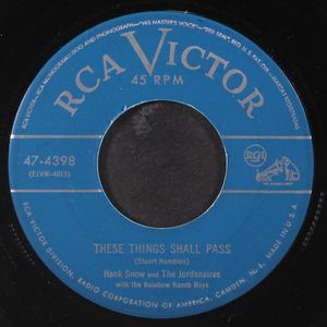 HANK SNOW & JORDANAIRES