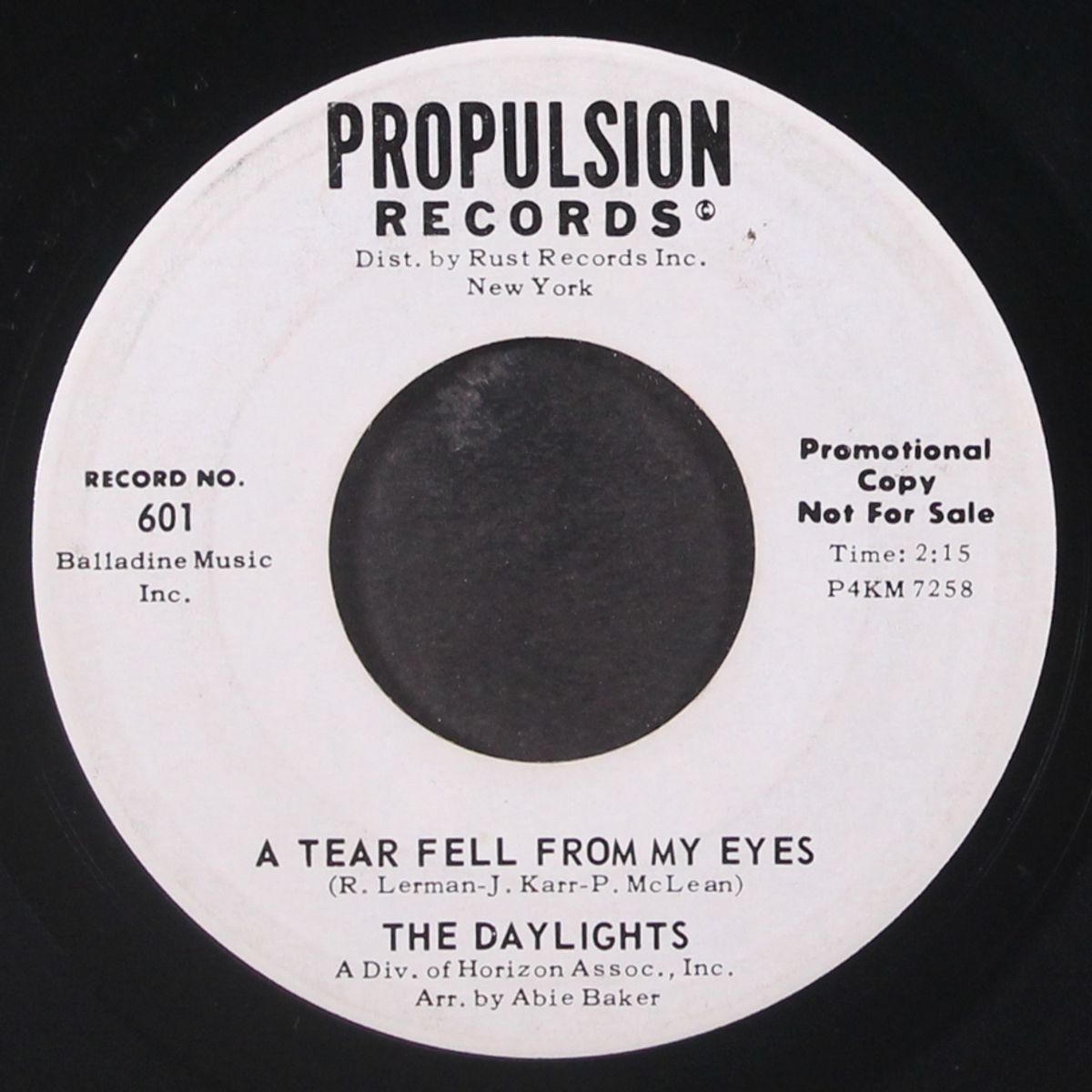 billy is the boy / a tear fell from my eyes by DAYLIGHTS
