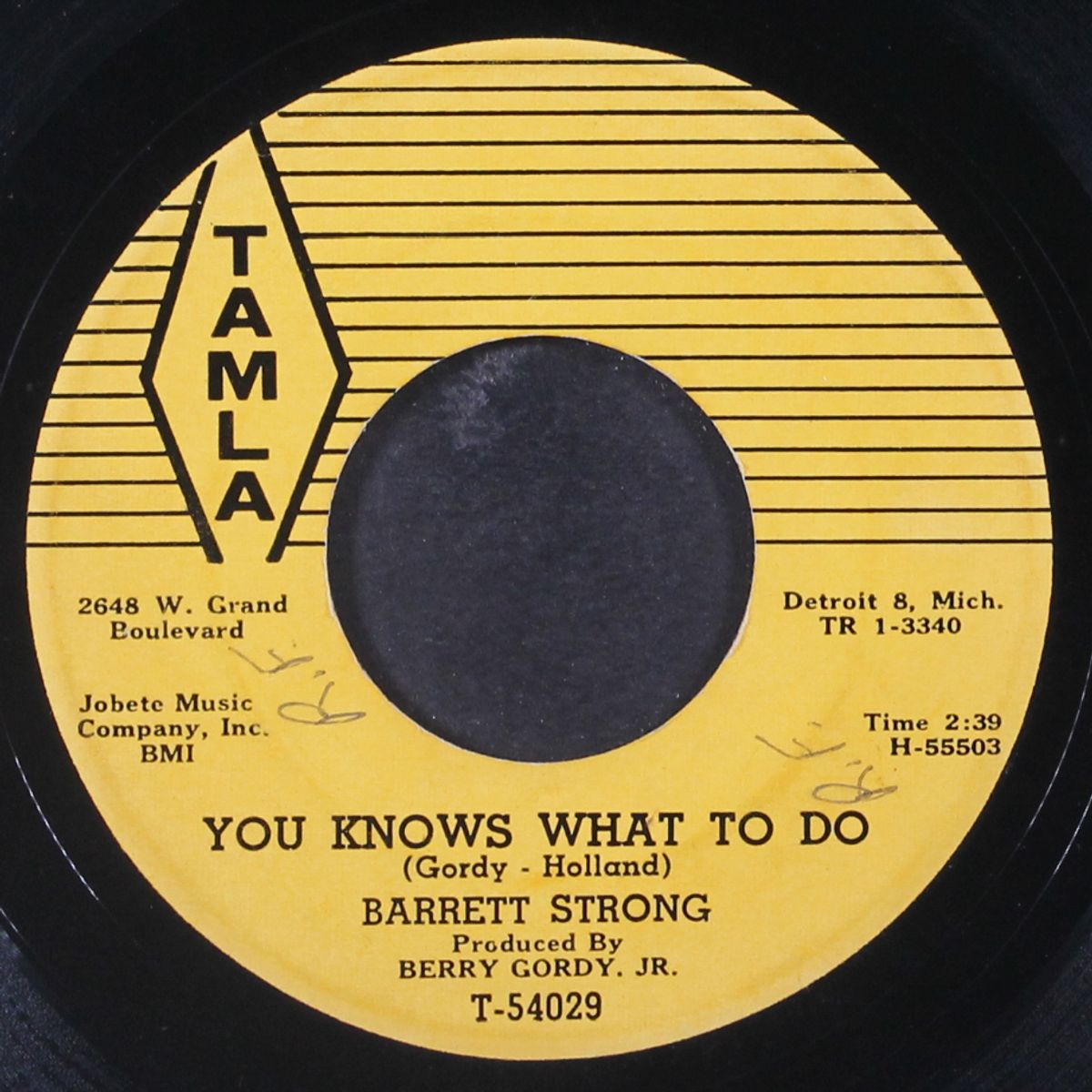 yes, no, maybe so / you knows what to do by BARRETT STRONG