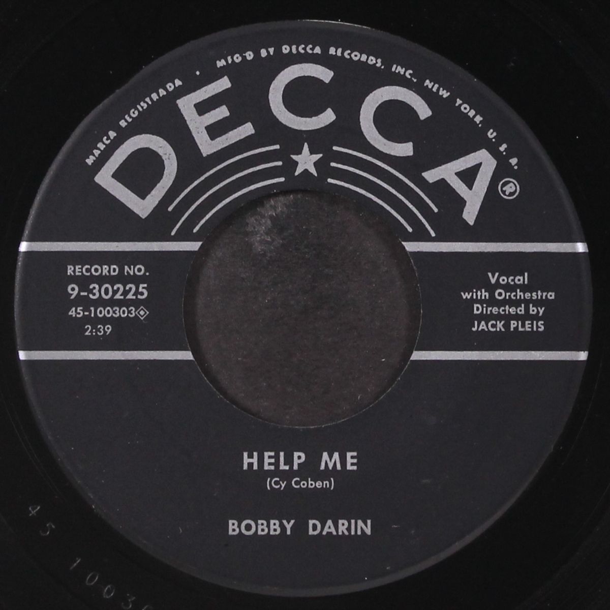 dealer in dreams / help me by BOBBY DARIN