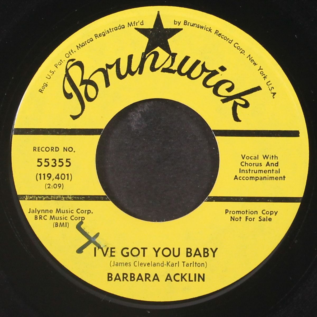 the old matchmaker / i've got you baby by BARBARA ACKLIN
