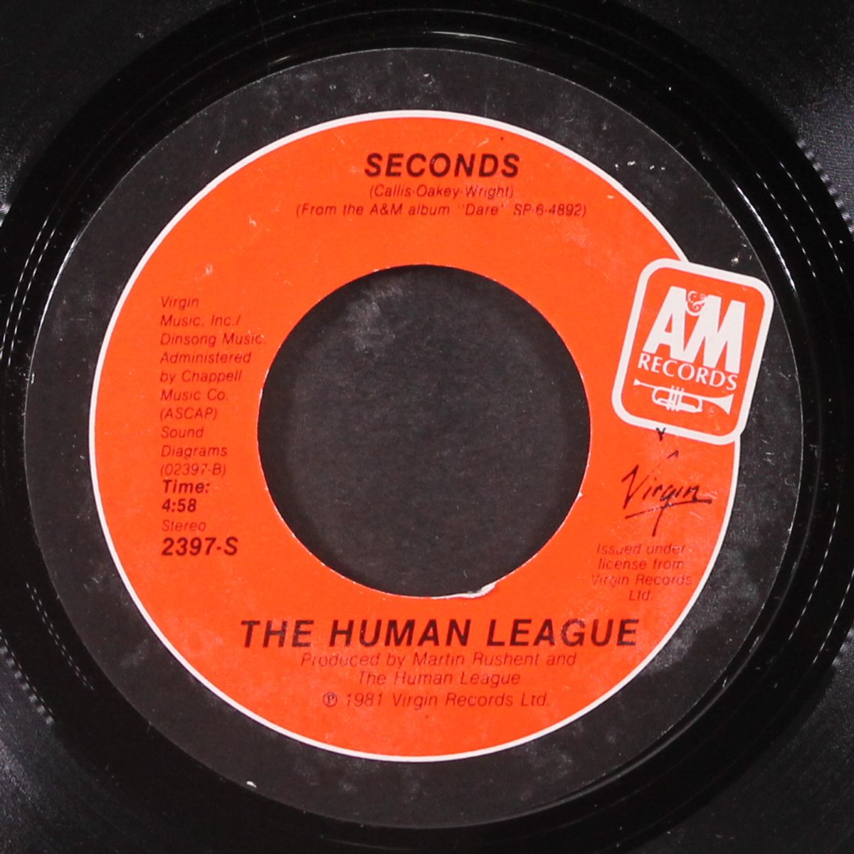 don't you want me / seconds by HUMAN LEAGUE