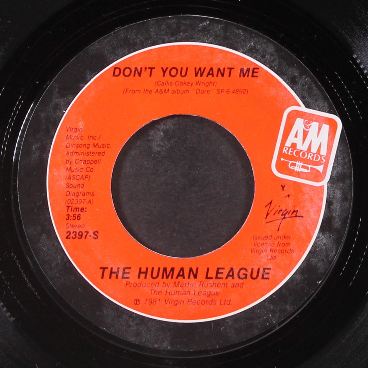 don't you want me / seconds by HUMAN LEAGUE