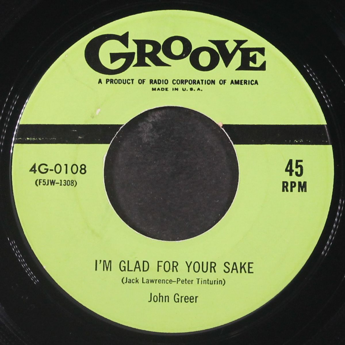 soon, soon, soon / i'm glad for your sake by JOHN GREER