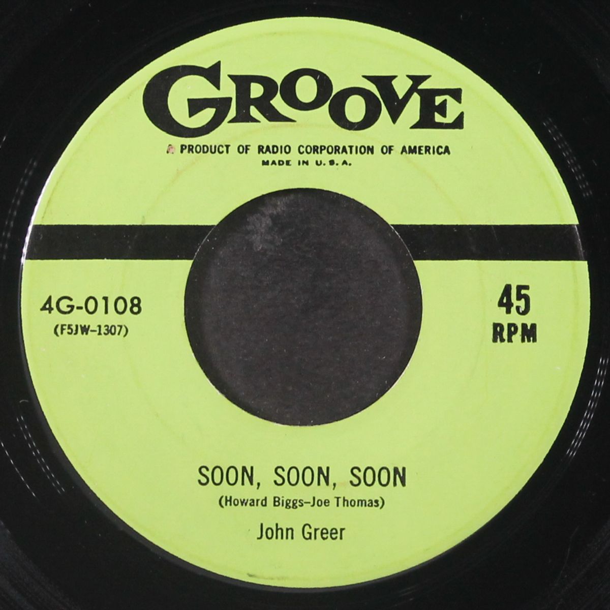 soon, soon, soon / i'm glad for your sake by JOHN GREER