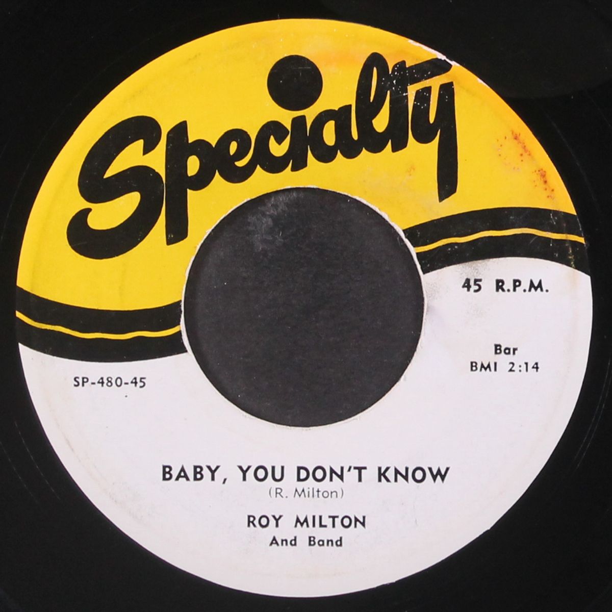 baby, you don't know / i don't know by ROY MILTON