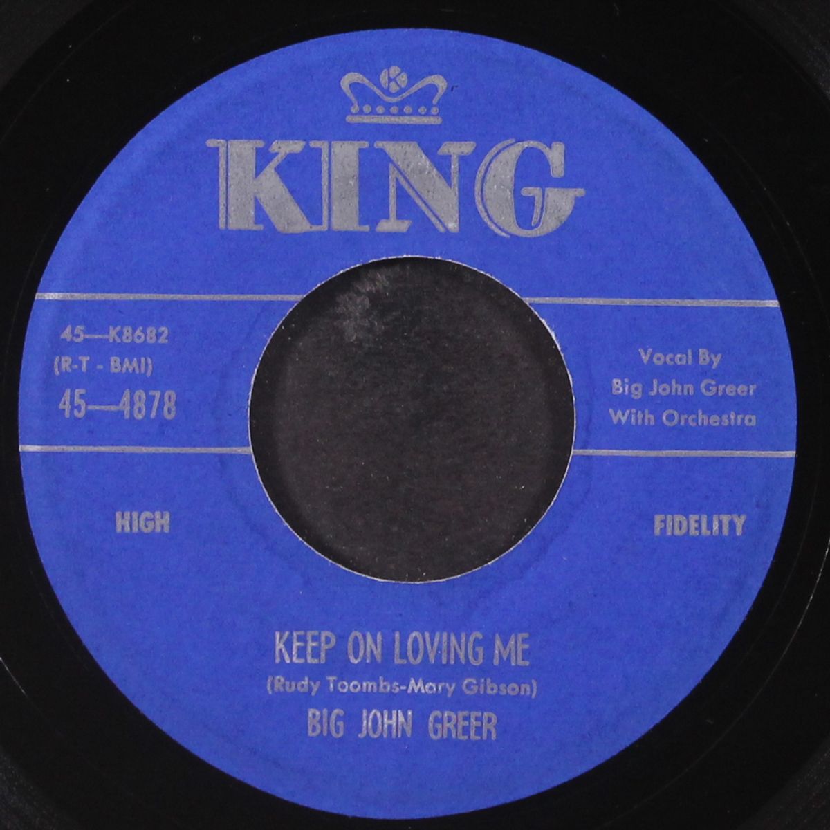 record hop / keep on loving me by BIG JOHN GREER