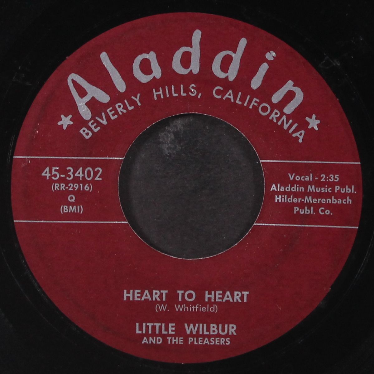 heart to heart / alone in the night by LITTLE WILBUR & PLEASERS