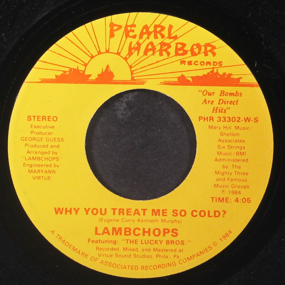 why you treat me so cold? / turn'in me out by LAMBCHOPS