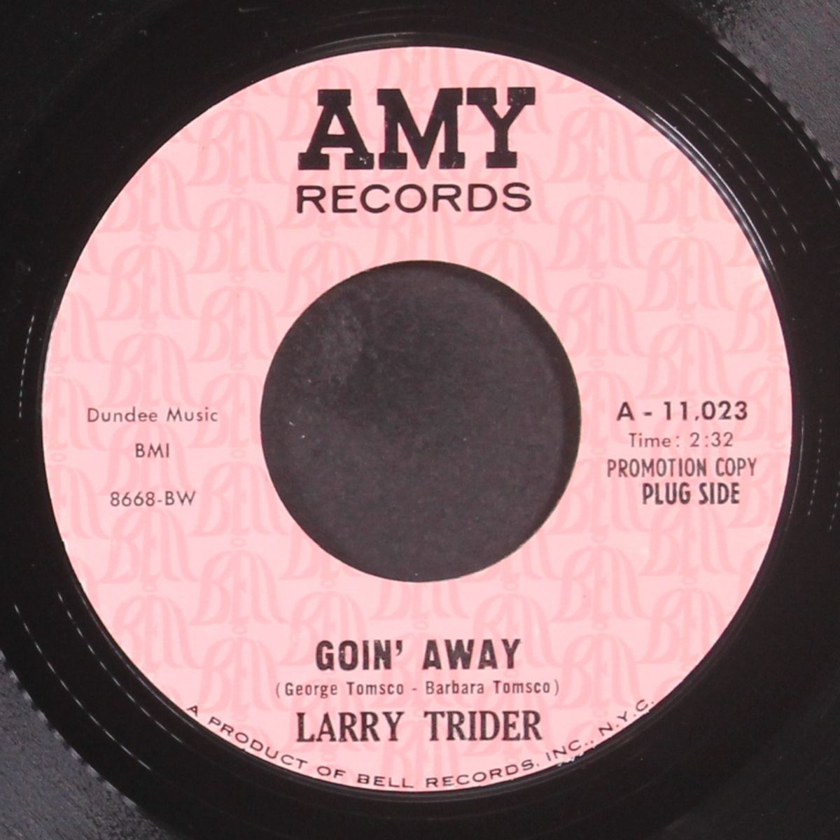 goin' away / this little house by LARRY TRIDER