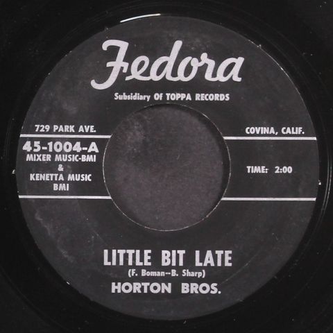 HORTON BROTHERS