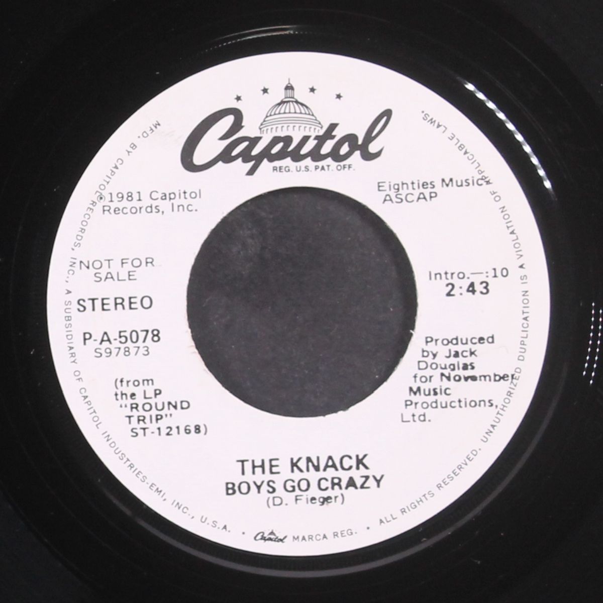 boys go crazy / same by KNACK