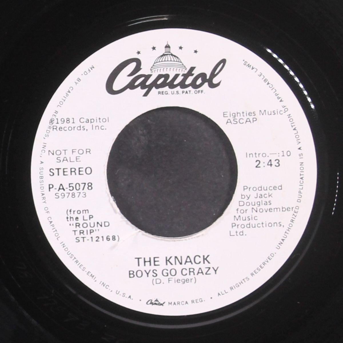 boys go crazy / same by KNACK