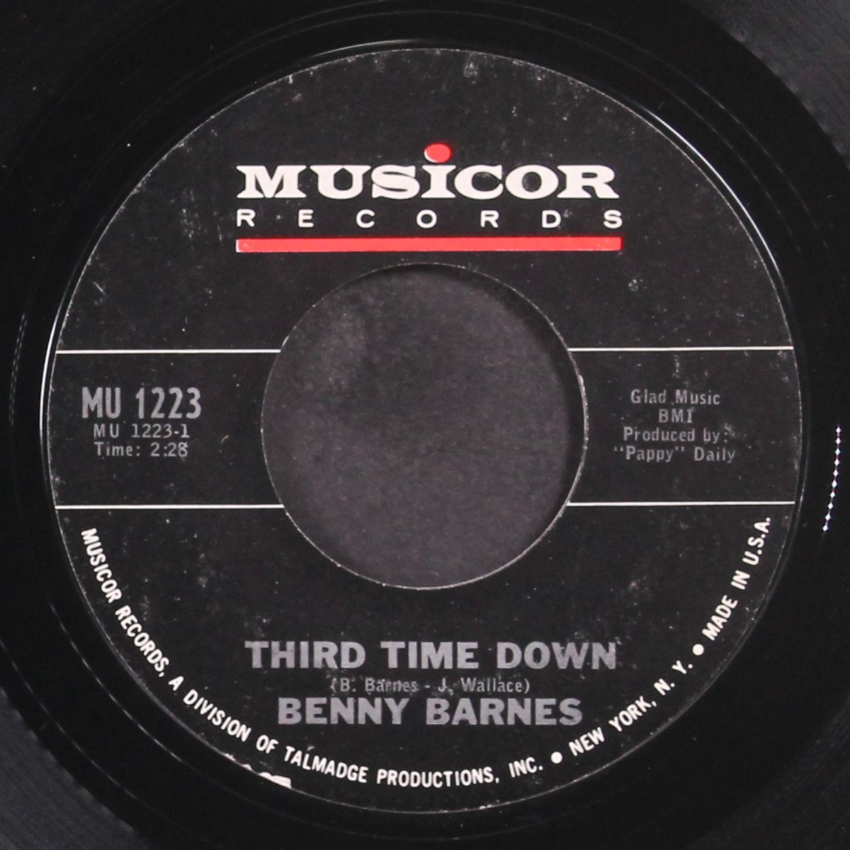 third time down by BENNY BARNES