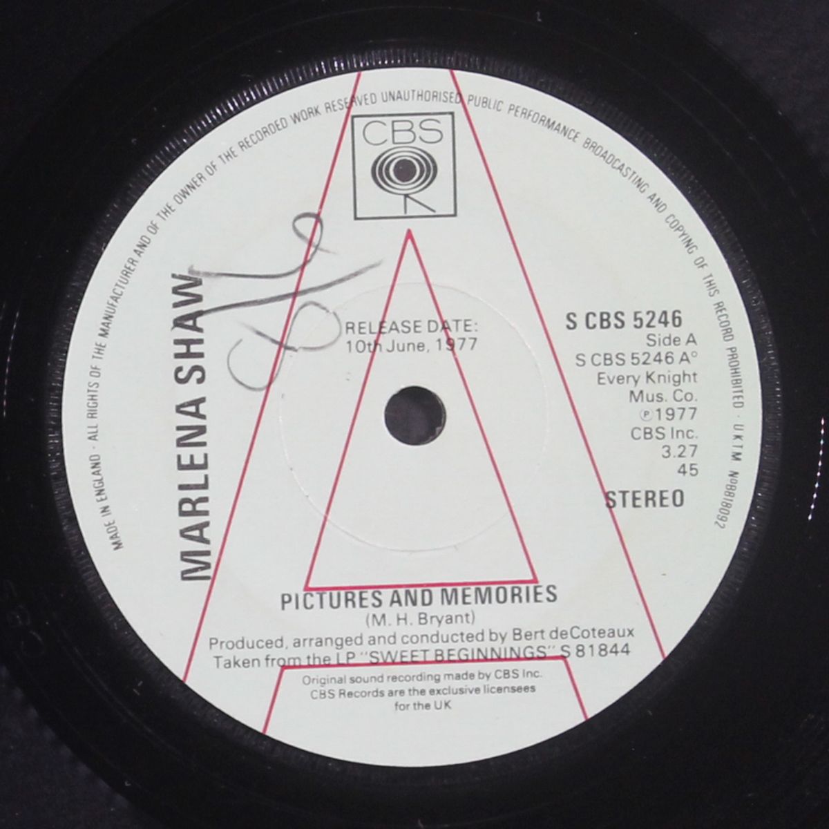 pictures and memories / no deposit no return by MARLENA SHAW