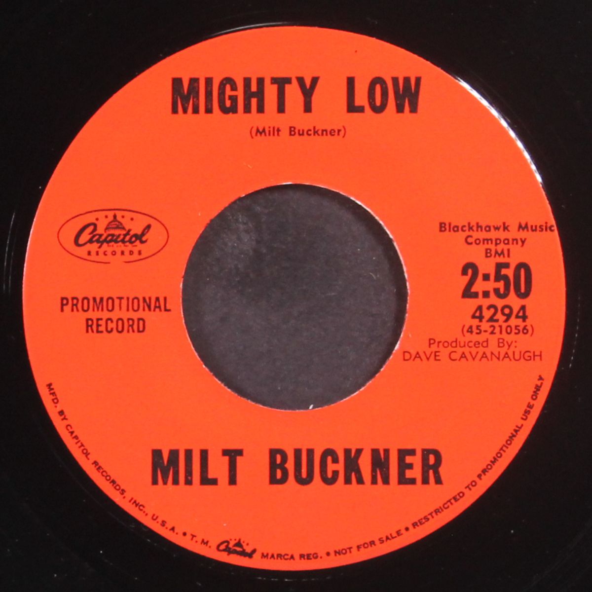 mighty low by MILT BUCKNER