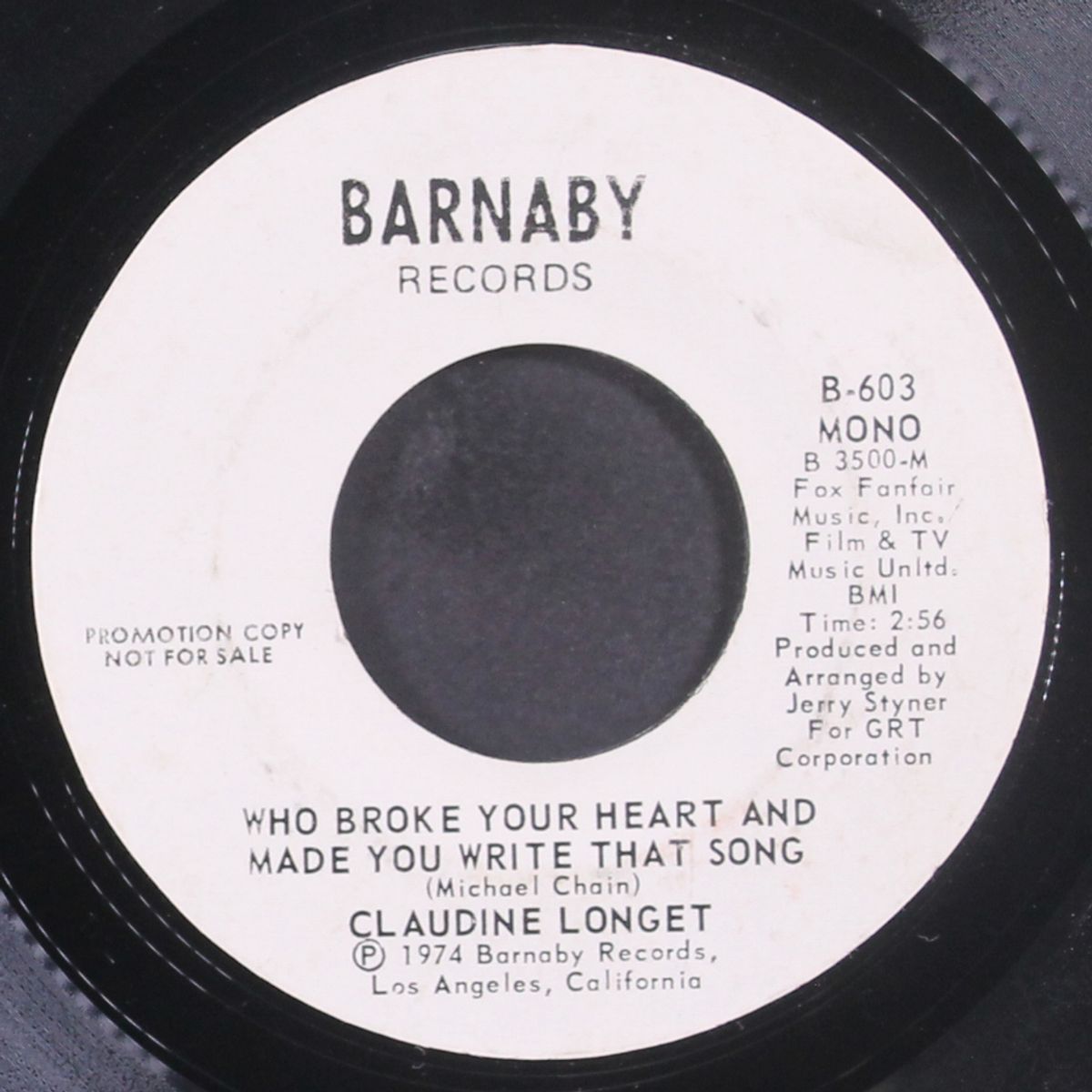 who broke your heart and made you write that song by CLAUDINE LONGET