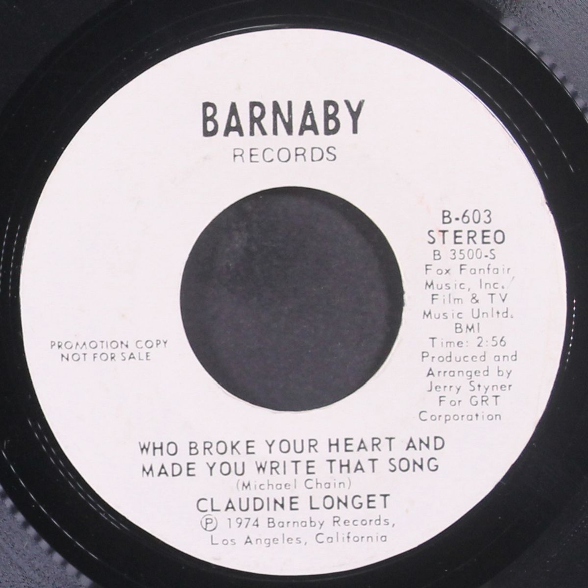 who broke your heart and made you write that song by CLAUDINE LONGET