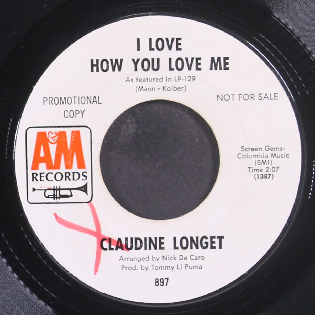 i love how you love me by CLAUDINE LONGET