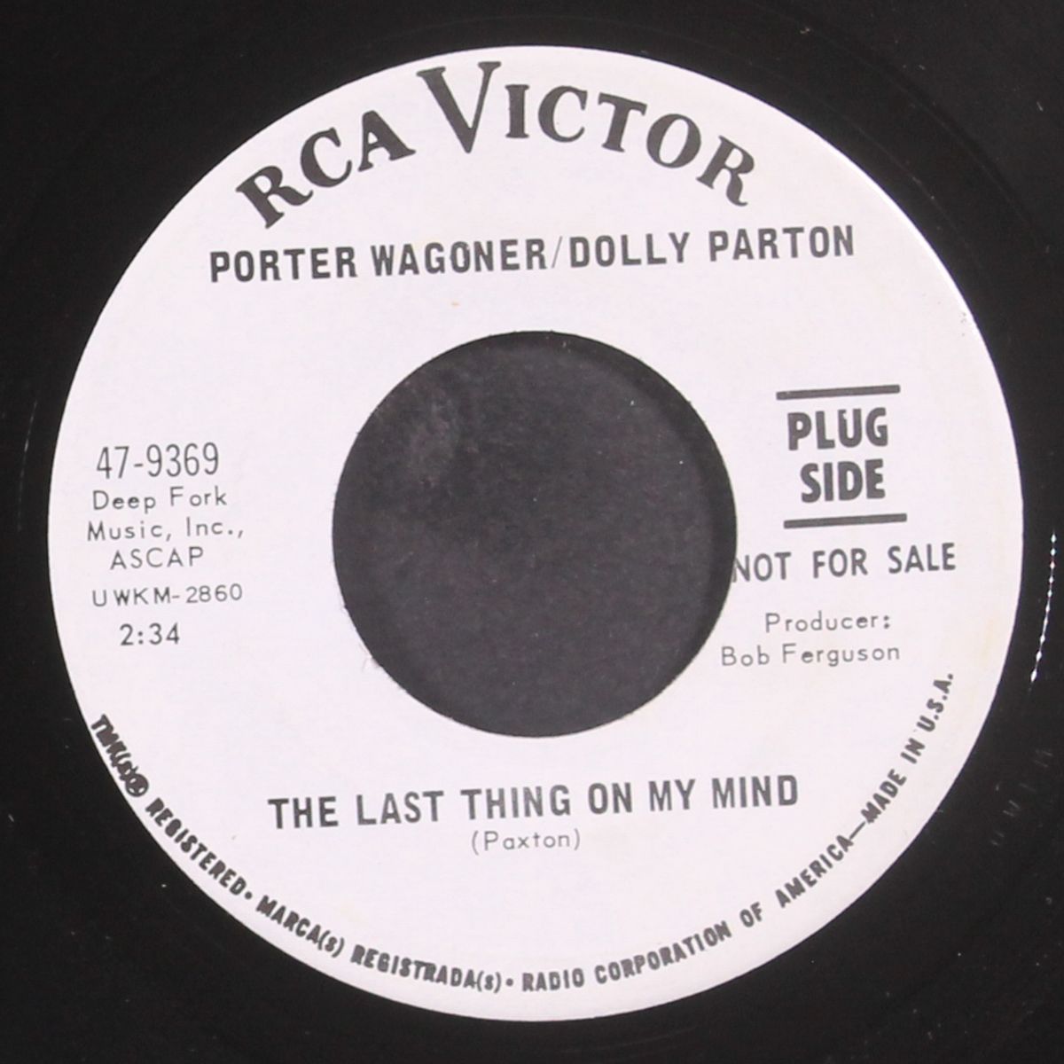 the last thing on my mind by PORTER WAGONER & DOLLY PARTON