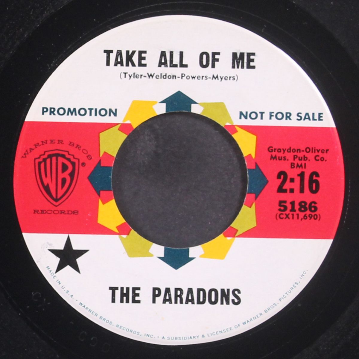 take all of me by PARADONS
