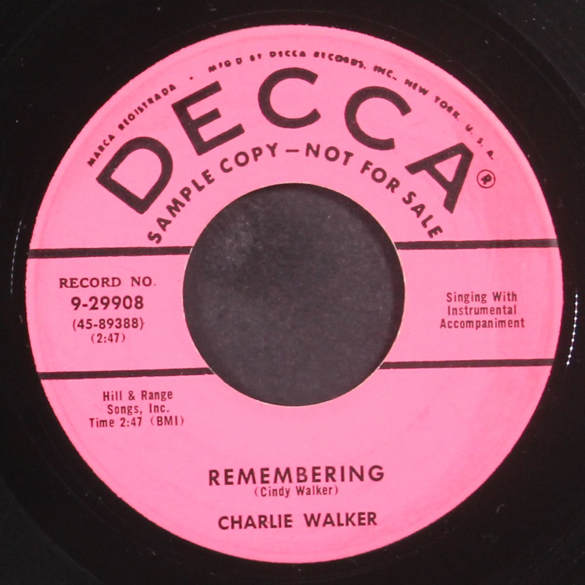 remembering by CHARLIE WALKER