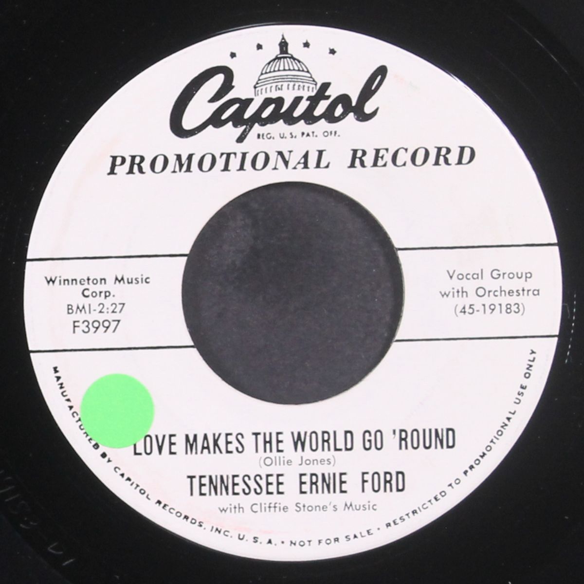 love makes the world go 'round / sunday barbecue by TENNESSEE ERNIE FORD