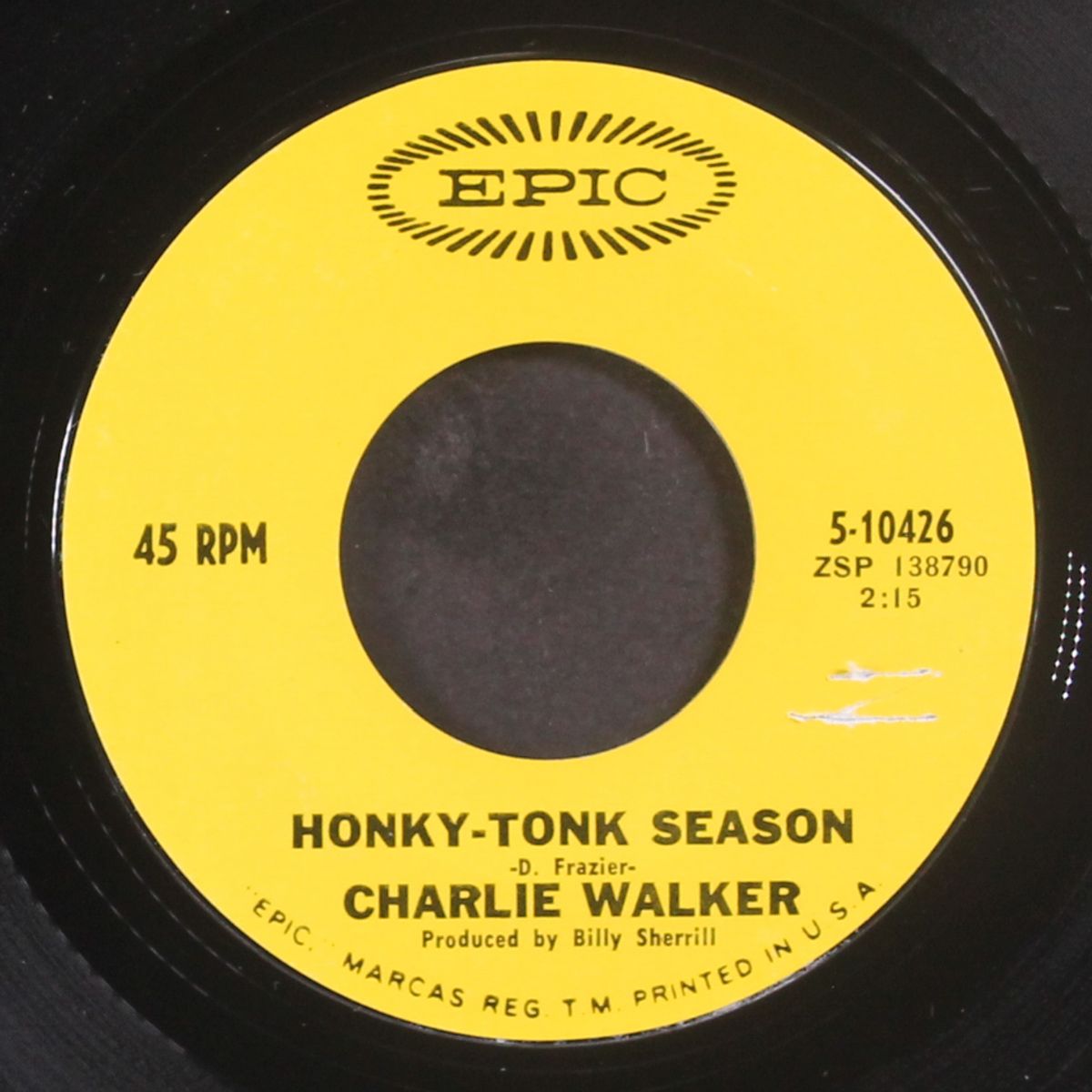 honky-tonk season / too many nights in too many arms by CHARLIE WALKER