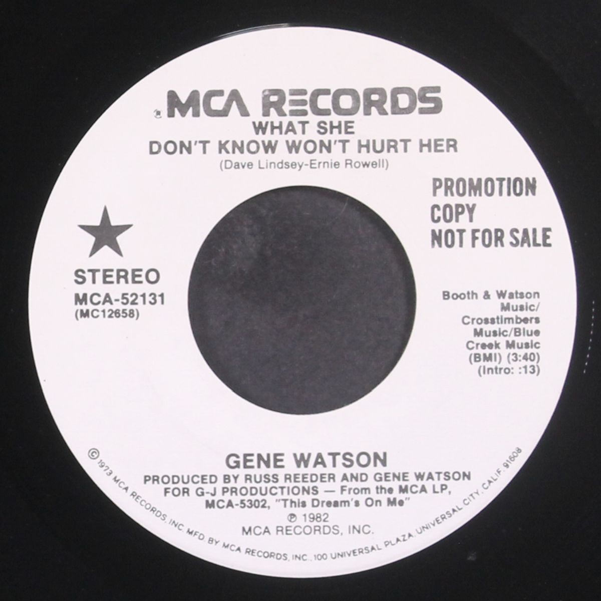 what she don't know won't hurt her / same by GENE WATSON