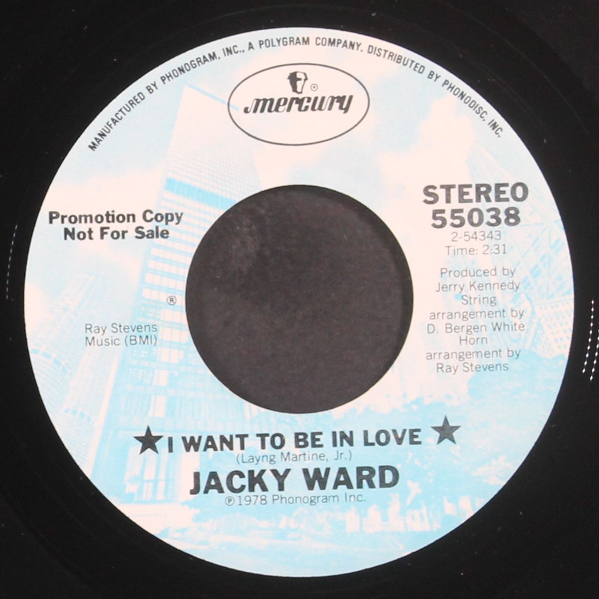 i want to be in love / same by JACKY WARD