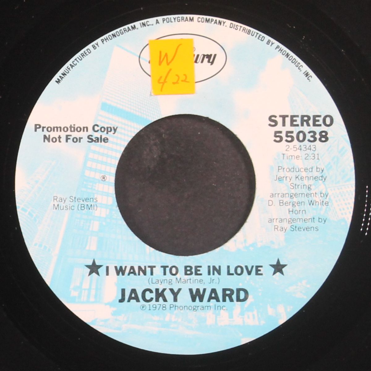 i want to be in love / same by JACKY WARD