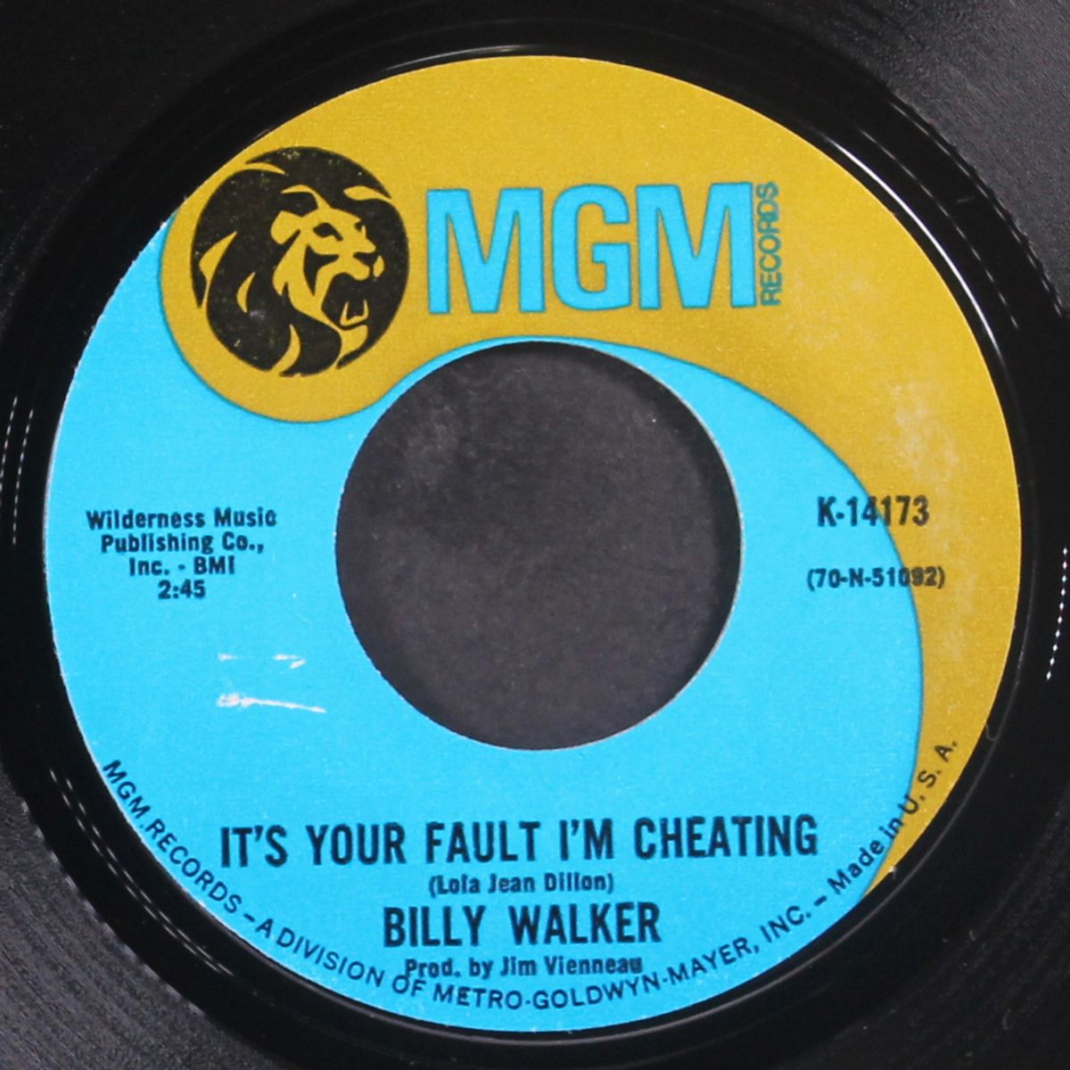 she goes walking through my mind by BILLY WALKER