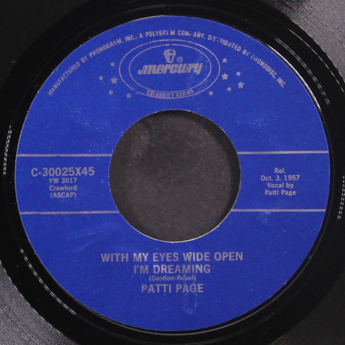 the tennessee waltz / with my eyes wide open i'm dreaming by PATTI PAGE