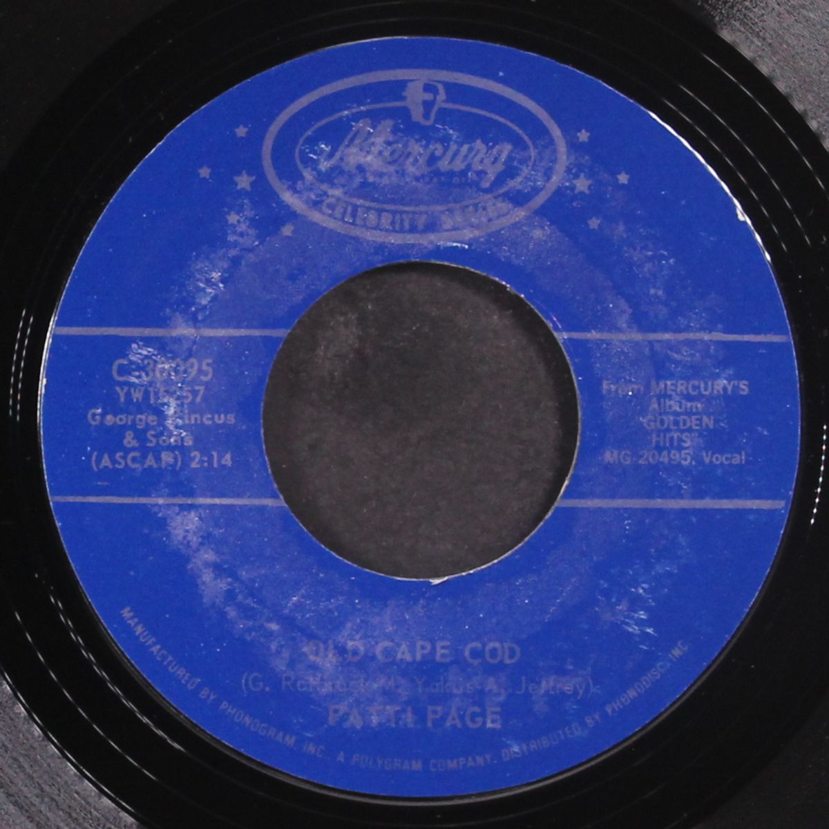 old cape cod / mister and mississippi by PATTI PAGE