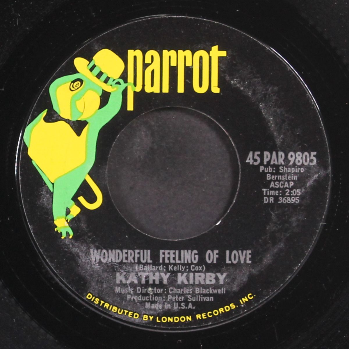 where in the world / wonderful feeling of love by KATHY KIRBY