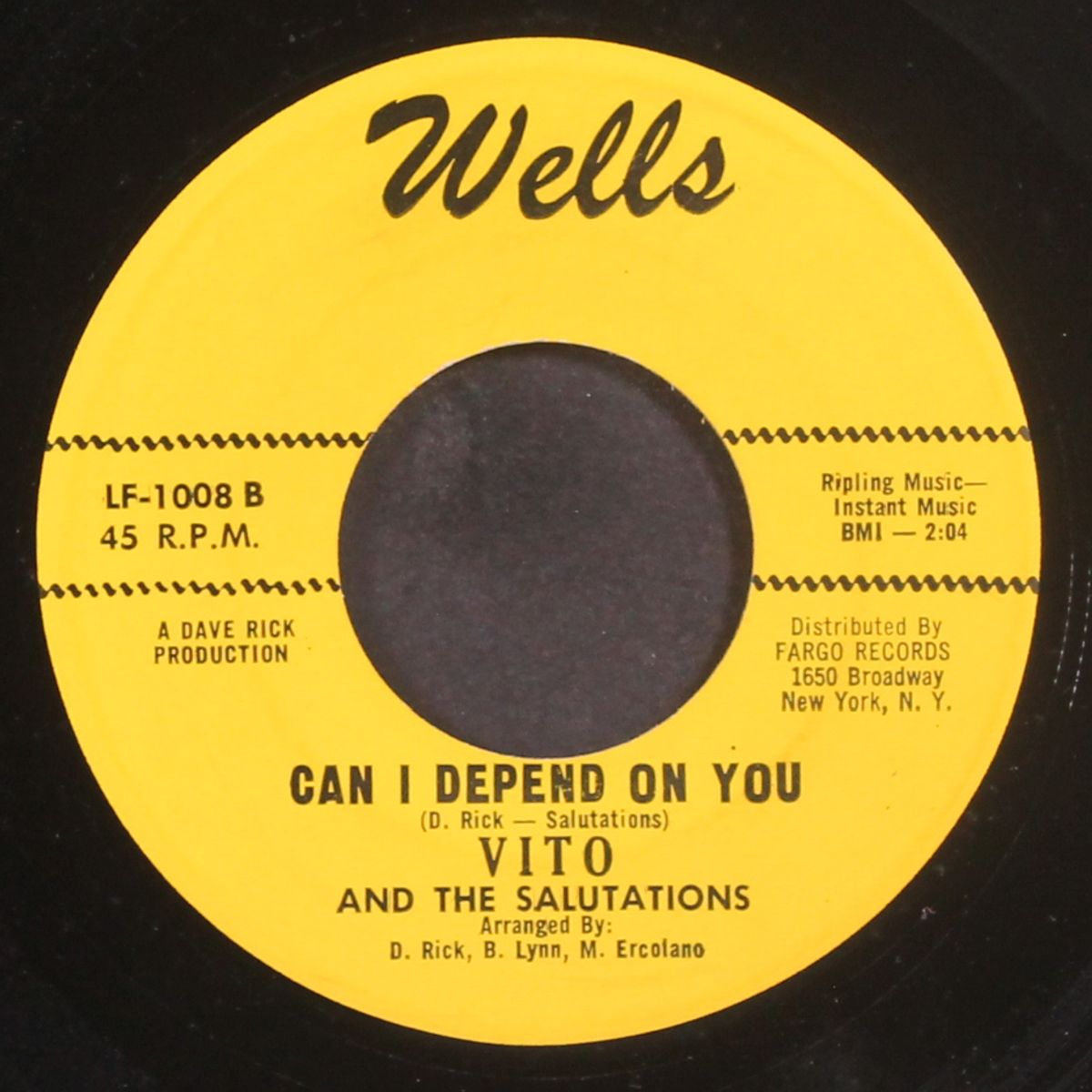liverpool bound / can i depend on you by VITO & SALUTATIONS