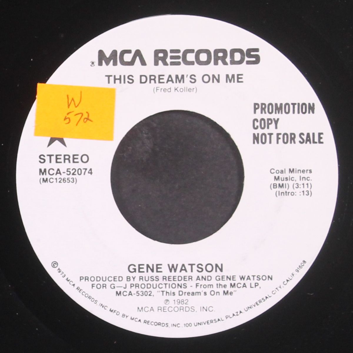 the dream's on me / same by GENE WATSON