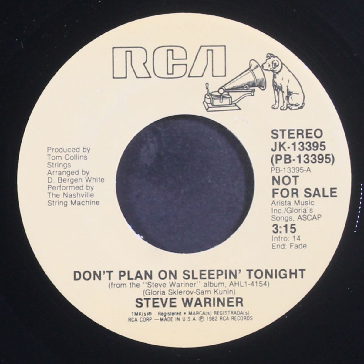don't plan on sleepin' tonight / same by STEVE WARINER