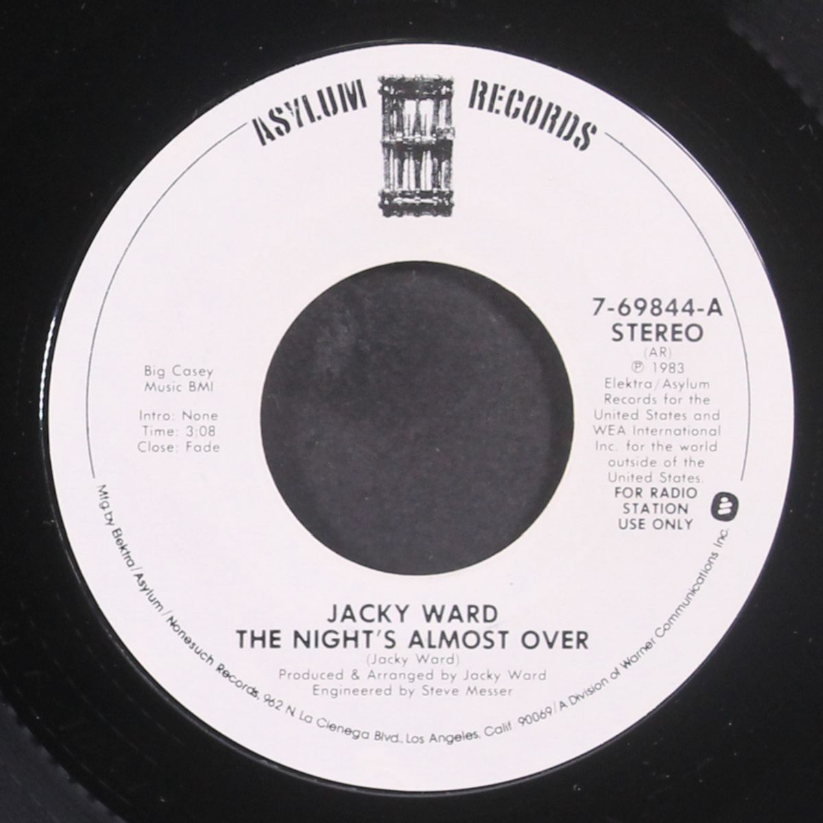 the night's almost over / mono by JACKY WARD